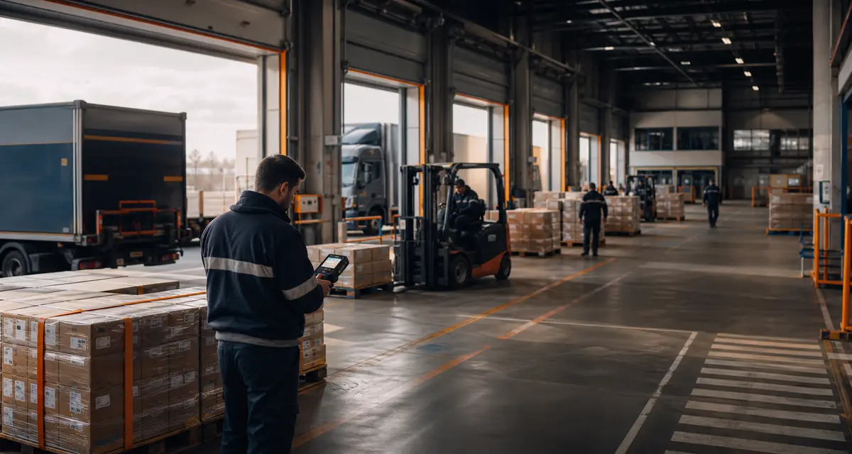 Crossdock receiving for truckload cargo